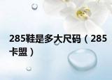 285鞋是多大尺码（285卡盟）