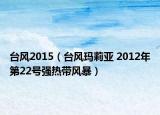 台风2015（台风玛莉亚 2012年第22号强热带风暴）