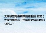 太原铁路局疾病预防控制所 概况（太原铁路中心卫生防疫站站志1951-2001）