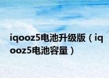 iqooz5电池升级版（iqooz5电池容量）