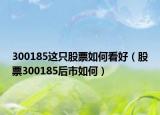 300185这只股票如何看好（股票300185后市如何）