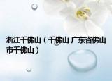 浙江千佛山（千佛山 广东省佛山市千佛山）