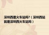 深圳西是火车站吗?（深圳西站就是深圳西火车站吗）