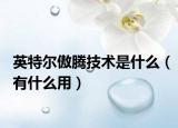 英特尔傲腾技术是什么（有什么用）