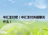 中汇支付吧（中汇支付央视曝光什么）
