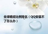 全球癌症比例排名（QQ安装不了怎么办）