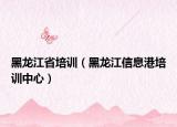 黑龙江省培训（黑龙江信息港培训中心）