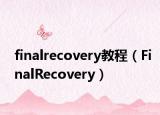 finalrecovery教程（FinalRecovery）