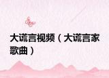 大谎言视频（大谎言家 歌曲）