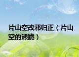 片山空改邪归正（片山空的熊跪）