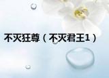 不灭狂尊（不灭君王1）