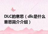 DLC的意思（dlc是什么意思简介介绍）