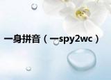 一身拼音（一spy2wc）