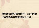 电脑版qq骰子表情咋弄（qq中的骰子表情怎么弄求教程简介介绍）