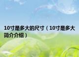 10寸是多大的尺寸（10寸是多大简介介绍）