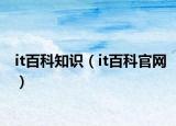 it百科知识（it百科官网）