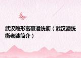 武汉隐形富豪潘统衡（武汉潘统衡老婆简介）