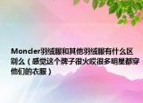 Moncler羽绒服和其他羽绒服有什么区别么（感觉这个牌子很火哎很多明星都穿他们的衣服）