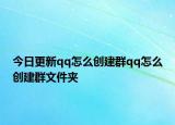 今日更新qq怎么创建群qq怎么创建群文件夹