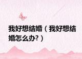 我好想结婚（我好想结婚怎么办?）