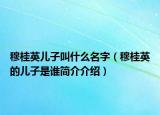 穆桂英儿子叫什么名字（穆桂英的儿子是谁简介介绍）