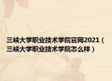 三峡大学职业技术学院官网2021（三峡大学职业技术学院怎么样）