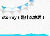 stormy（是什么意思）