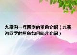 九寨沟一年四季的景色介绍（九寨沟四季的景色如何简介介绍）