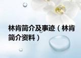 林肯简介及事迹（林肯简介资料）