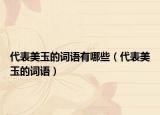 代表美玉的词语有哪些（代表美玉的词语）