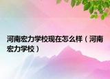 河南宏力学校现在怎么样（河南宏力学校）