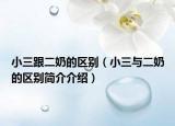 小三跟二奶的区别（小三与二奶的区别简介介绍）