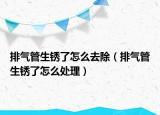 排气管生锈了怎么去除（排气管生锈了怎么处理）