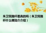 朱卫民推杆是真的吗（朱卫民推杆什么梗简介介绍）