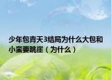 少年包青天3结局为什么大包和小蛮要跳崖（为什么）