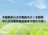 太阳系中八大行星的大小（太阳系中八大行星各直径是多少简介介绍）
