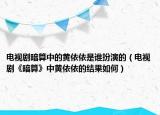 电视剧暗算中的黄依依是谁扮演的（电视剧《暗算》中黄依依的结果如何）