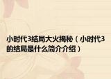 小时代3结局大火揭秘（小时代3的结局是什么简介介绍）