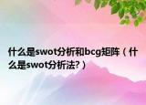 什么是swot分析和bcg矩阵（什么是swot分析法?）