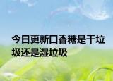 今日更新口香糖是干垃圾还是湿垃圾