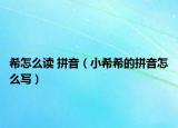 希怎么读 拼音（小希希的拼音怎么写）
