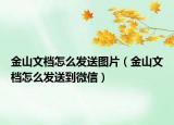 金山文档怎么发送图片（金山文档怎么发送到微信）