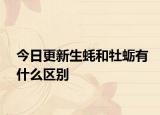 今日更新生蚝和牡蛎有什么区别