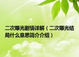 二次曝光剧情详解（二次曝光结局什么意思简介介绍）