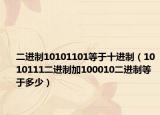 二进制10101101等于十进制（1010111二进制加100010二进制等于多少）