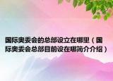 国际奥委会的总部设立在哪里（国际奥委会总部目前设在哪简介介绍）