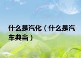 什么是汽化（什么是汽车典当）