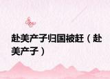赴美产子归国被赶（赴美产子）
