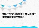 武安十中学校在哪里（武安市第十中学算是重点中学吗）