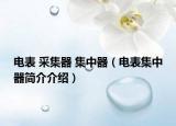 电表 采集器 集中器（电表集中器简介介绍）